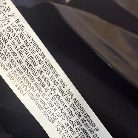 NWT English Factory Faux Leather Top with Statement Sleeves Ruffles Size S - Picture 9 of 9